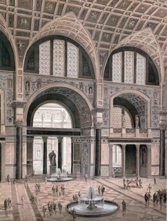Caracalla Baths, Thermae Antoninianae, ancient bathing facilities in Rome, Italy, authentic