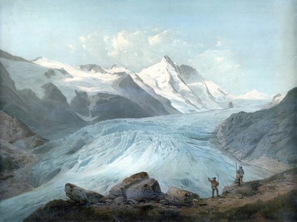 Pasterze, still the largest glacier in Austria and the longest in the Eastern Alps, with a length
