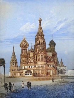 St. Basil's Cathedral, officially the Protection and Intercession Cathedral on the Graben, Orthodox