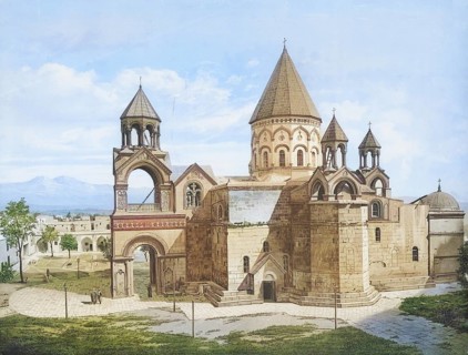 Etchmiadzin Cathedral is an Armenian Apostolic Church. It is located in the Armenian province of