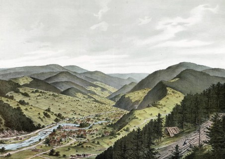 Landscape in the Black Forest, type of the Upper Rhine mountain system, Baden-WÃ¼rttemberg,