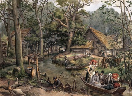 Boarding in the Spreewald, an extensive lowlands and a historic cultural landscape in the southeast