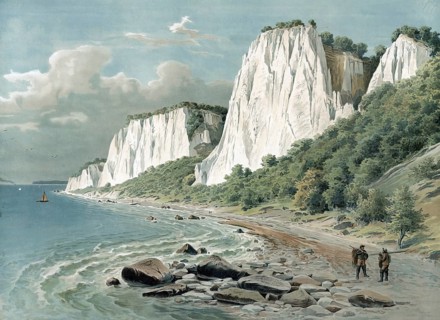 Stubbenkammer, chalk cliffs on RÃ¼gen, Baltic Sea, Mecklenburg-Western Pomerania, Germany,