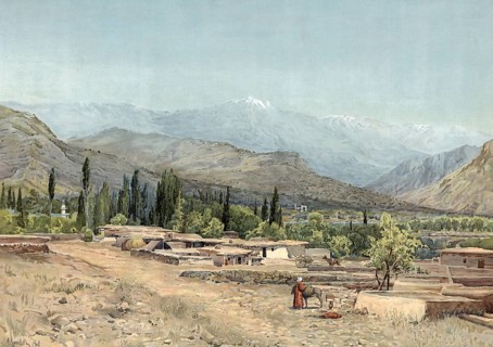 Turkestan, Turkistan, historical name Yasi, city in Kazakhstan, authentic reproduction of a school