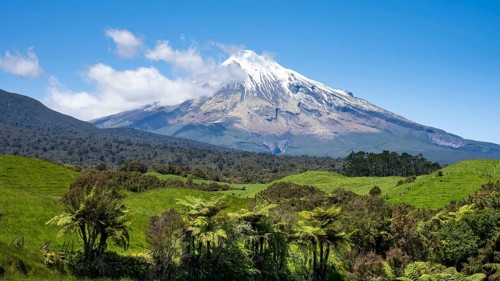 Mount Taranaki, Egmont National Park, Taranaki Region, North Island, New Zealand