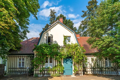 Hans Fallada Museum home, Carwitz, Feldberger Seenlandschaft, Mecklenburg Lake District,