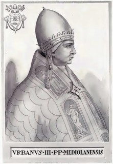 Urban III (born around 1120 in Milan, died 20 October 1187 in Ferrara), originally Uberto Crivelli,