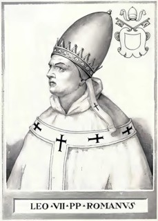 Leo VII (born in Rome, died there on 13 July 939) was Pope from 3 January 936 until his death,