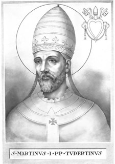Martin I (born 591 (1) in Todi, Umbria, died 16 September 655 in Chersones, Crimean Peninsula) was
