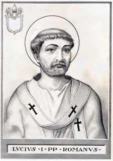 Lucius I (born in Rome, died 5 March 254) was Bishop of Rome for eight months (25 June 253 until