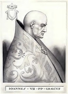 John VII (born in the 7th century in Rossano, Calabria, died 18 October 707 in Rome) was pope from