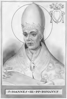 John III (born in Rome, died 574) was Bishop of Rome from 17 July 561 to 7 July (according to