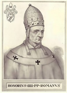 Honorius IV, originally Giacomo Savelli (born around 1210 in Rome, died there on 3 April 1287), was