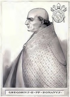 Gregory II (669 - 731) was pope from 715 to 731. He was the son of Marcellus, his mother's name was