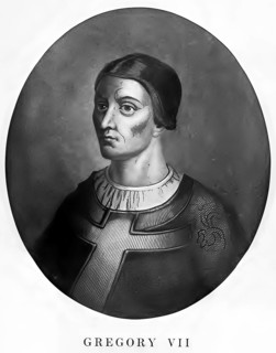 Gregory VII (born between 1025 and 1030 possibly in Sovana as Hildebrand (of Soana), died 25 May