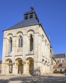 Abbey of Fleury (Benedictines), Saint-Benoît-sur-Loire, Département Loiret, France