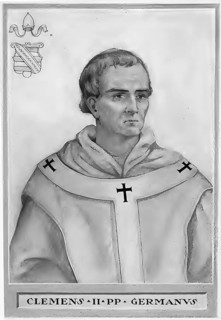 Clemens II, secular name Suitger (Suidger), Count of Morsleben and Hornburg (born 1005 in Hornburg,