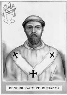 Benedict V (born in Rome, died 4 July 965 or 966 in Hamburg) was Pope of the Catholic Church from