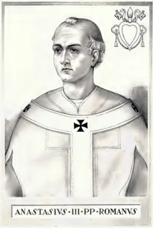 Anastasius Bibliothecarius (d. 879), as Anastasius III. in 855 for a short time antipope, was a