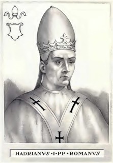 Hadrian I (died 25 December 795 in Rome) was pope from 1 February 772 until his death. His