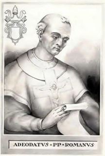 Pope Adeodatus II, also Deodatus II, died 676, was bishop of Rome from 672 to 676, a Benedictine