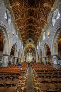 Interior view of St. Canice's Cathedral, Kilkenny, County Kilkenny, Ireland