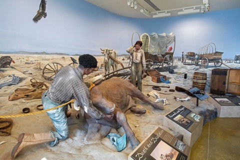 Elko, Nevada - The California Trail Interpretive Center tells the story of the emigrants who
