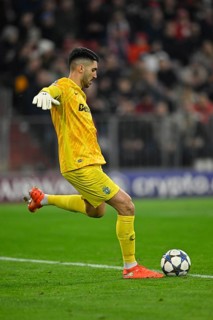 Goalkeeper Rui Silva Sporting Lisbon SCP (01) Action at Bal Champions League, Allianz Arena,