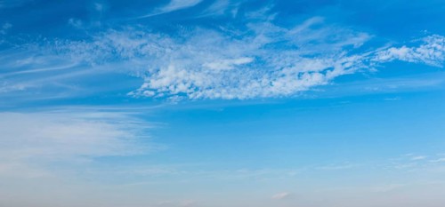 Peaceful and serene sky with clouds background