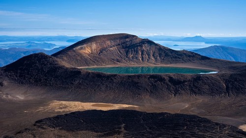 The Blue Lake, Tongariro Alpine Crossing, Tongariro National Park, North Island, New Zealand