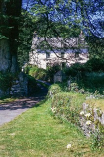 Historic rectory house building village of Nevern, Pembrokeshire, Wales, UK 15 July 1971