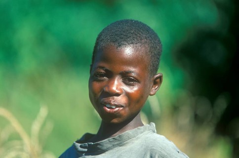 Portrait of a local boy Kande, Malawi, Africa, July 2000, vintage, retro, old, historical