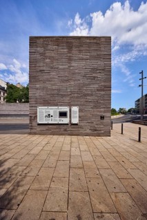 Memorial to the murdered Wiesbaden Jews, memorial, historical event, general architecture, barrier