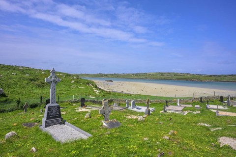 Omey Island Cemetery, Cartoorbeg, Sillerna, County Galway, Ireland