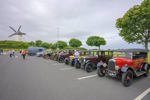 Classic car meeting at the mills of, Skerries, County Dublin, Ireland