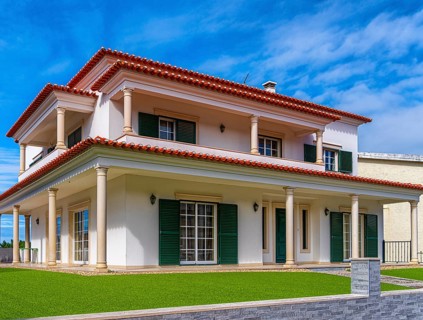 Contemporary villa near the beach, Nazare, Portugal
