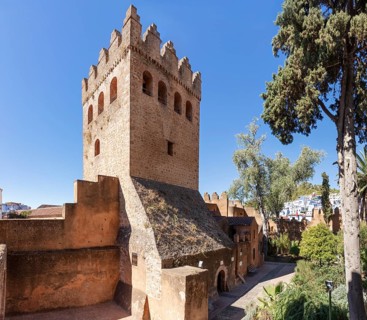 MAR, Chefchaouen, AI, Kasaba, Pano