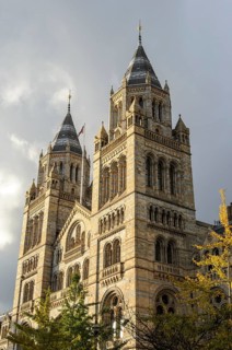The twin towers of the Natural History Museum, Natural History Museum, Romanesque-Byzantine
