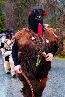Krampus, Bischofswiesen, Berchtesgadener Land, Upper Bavaria, Bavaria, Germany