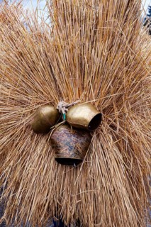Buttnmandl bells from behind, Bischofswiesen, Berchtesgadener Land, Upper Bavaria, Bavaria, Germany