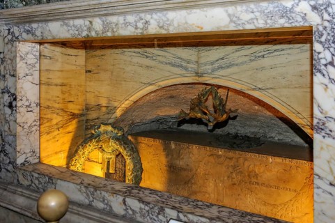 Tomb of Raphael Raffaello Sanzio da Urbino Italian painter and architect in High Renaissance in