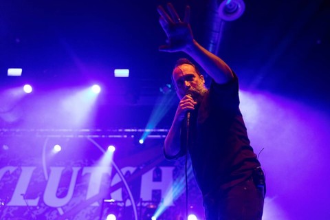 Neil Fallon, singer of Clutch, live on UK & European Tour 2025 at Huxley's New World in Berlin on