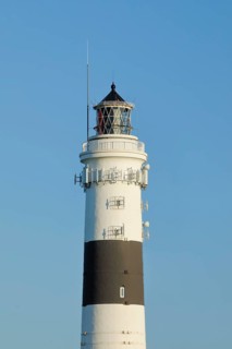 Langer Christian lighthouse near Kampen on the island of Sylt, Germany