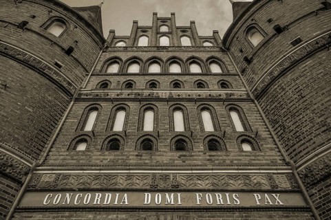 Concodia Domini Fotris Pax: The harmony of the Lord, the peace of the father, a saying at the