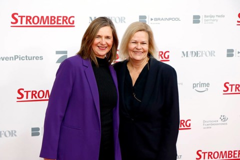 Katrin GÃ¶ring-Eckardt and Nancy FÃ¤ser at the world premiere of Stromberg - Everything again as