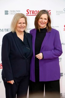 Nancy FÃ¤ser and Katrin GÃ¶ring-Eckardt at the world premiere of Stromberg - Everything again as