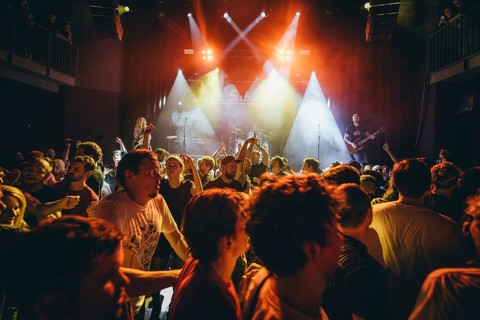 Fans on The Subways live on For Eternity Tour 2025 at Hole44 in Berlin on 29.11.2025