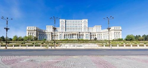Former palace of Ceausescu now Palace of the Parliament, Bucharest, Romania
