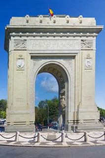 Triumphal arch, Bucharest, Romania