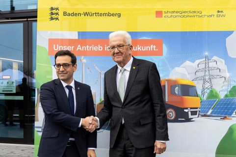 Annual event on the BW Automotive Industry Strategy Dialogue (SDA) in Stuttgart. From left,
